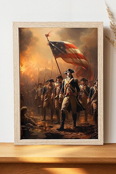 Luna Marissa Αφίσα Vintage American Soldiers - Αφίσα τοίχου από γυαλιστερό χα...