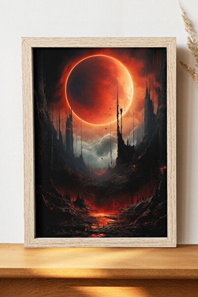 Luna Marissa Αφίσα Surreal Planet - Αφίσα τοίχου από γυαλιστερό χαρτί χωρίς π...