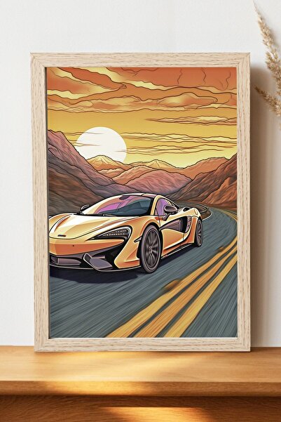 Luna Marissa Αφίσα Ferrari - Αφίσα αυτοκινήτου από γυαλιστερό χαρτί χωρίς πλα...