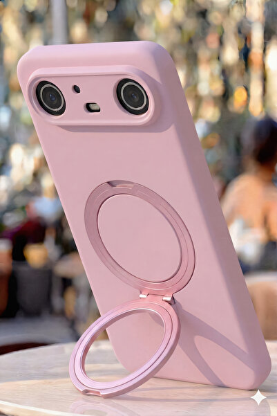Ceponya Tecno Spark Slim 5G Kılıf Magsafe Şarj Özellikli Standlı Sensitive To...