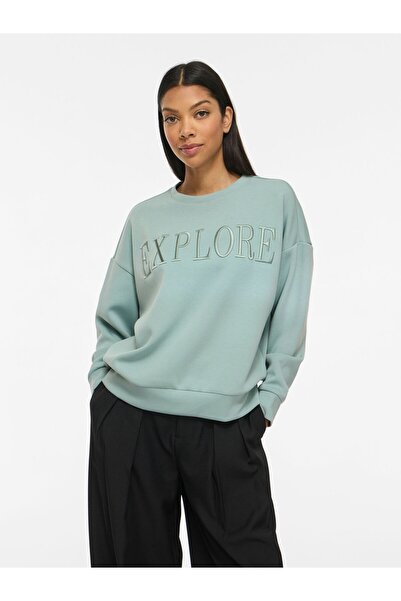 VILA Langärmeliges Sweatshirt VIREFLECT Rundhals