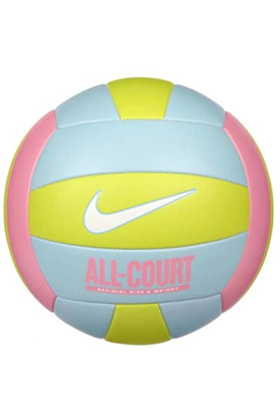 Nike N.100.9072 All Court 5 Numara Voleybol Topu PEMBE