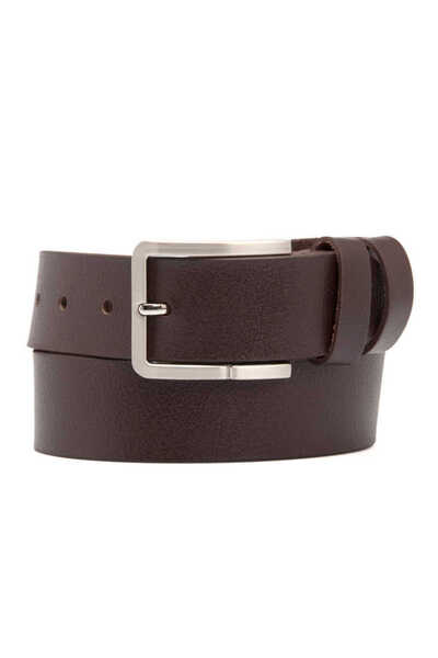 Tergan Brown Genuine Leather Men's Belt - S1Ek00000309-P1I