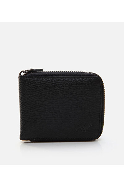 Hotiç Men's Leather Black Wallet