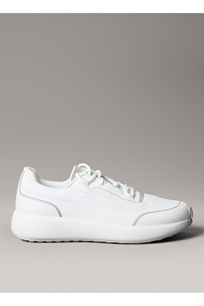 Calvin Klein White Men's Sneaker City Runner Laceup Tech Mix
