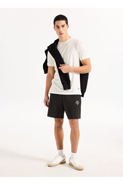 Armani Exchange Siyah Erkek Slim Fit Sweat Şort XM000228 AF10818 UB001 SWEAT ...
