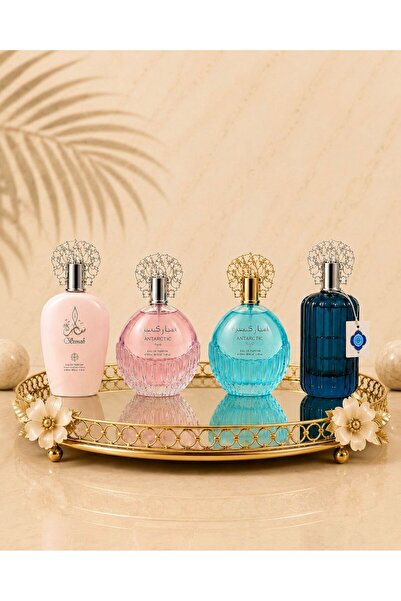 ARYAN Set of 4 Oriental Perfumes (2xWomen + 2xMen) - Sarah + Antartic Pink + ...