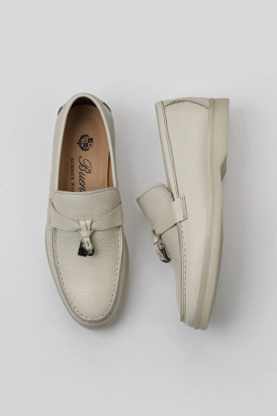 Bueno Shoes Pantofi casual de damă din piele Flotter bej 05ws101