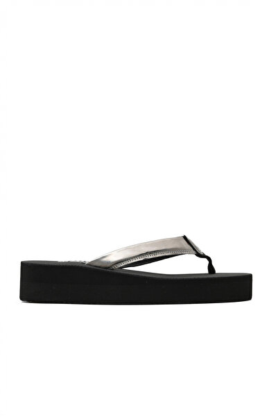 Bueno Shoes Platinum sjajne zrcalne ženske šlepete Papuče 26wt202644