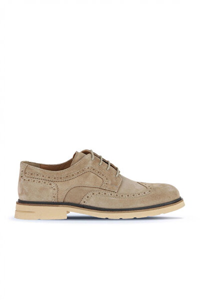 Bueno Shoes حذاء كاجوال رجالي من جلد الغزال تان 07ma22210309