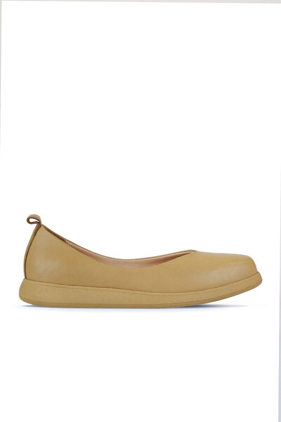 Cinnamon Leather Women's Flat Flat Flats 01wz3104