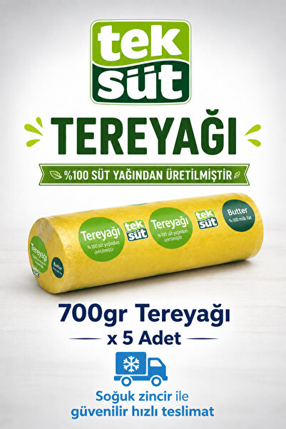Teksüt Tereyağ 700 gr x 5 adet