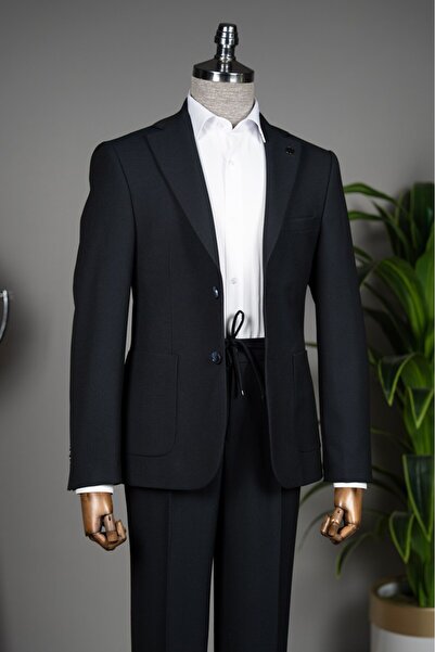 terzi ayhan Sports Suit Navy Blue