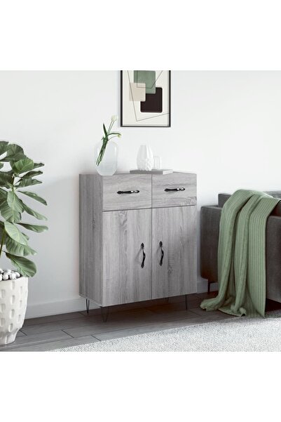 Concept Servantă, gri sonoma, 69,5x34x90 cm, lemn compozit