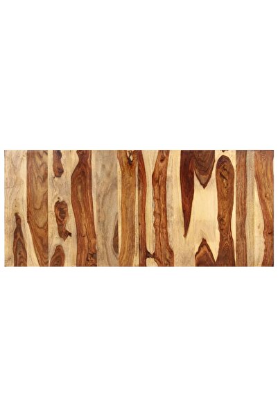 Concept Blat de masă, 140x60x(2,5-2,7) cm, lemn masiv de sheesham