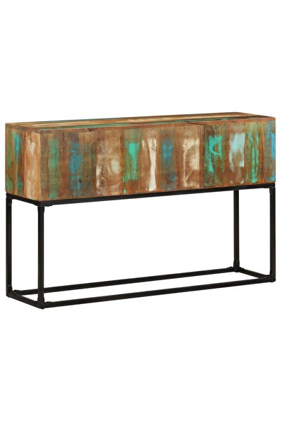 Concept Masă consolă, 120x30x75 cm, lemn masiv reciclat