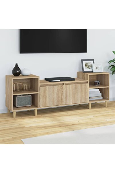 Concept Comodă TV, stejar sonoma, 160x35x55 cm, lemn prelucrat