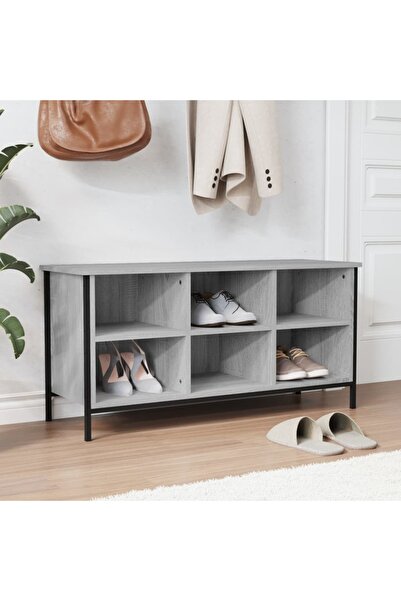 Concept Pantofar, gri sonoma, 100x35x50 cm, lemn prelucrat
