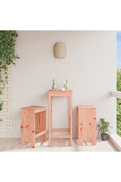 Concept Taburete de bar, 2 buc., 40x36x75 cm, lemn masiv Douglas
