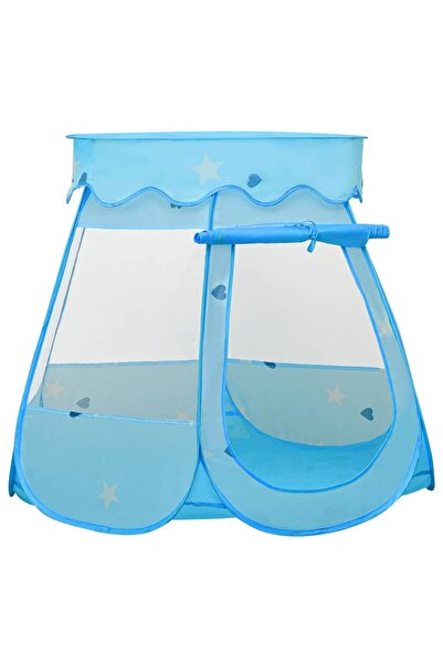 Concept Cort de joacă pentru copii cu 250 bile, albastru, 102x102x82 cm
