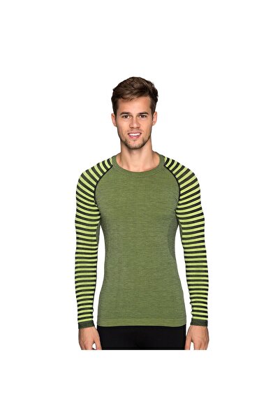 THERMOFORM Ultimate Merino pentru bărbați, cu fără cusături dungi, termică, c...