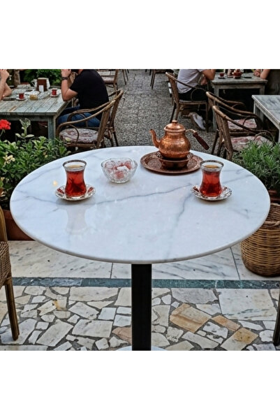 Marb & Home Mermer Masa - Modern Tasarım - Doğal Taş Tabla – Şık & Dayanıklı ...