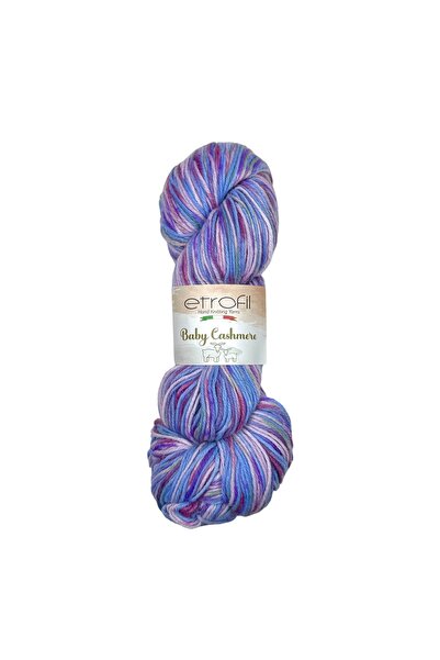 Etrofil Fir de tricotat din cașmir pentru bebeluși, violet Dawn, 10% cașmir, ...