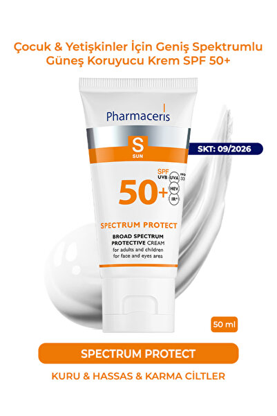 Pharmaceris Spectrum Protect SPF 50+ | Çocuk & Yetişkinler İçin Geniş Spektru...