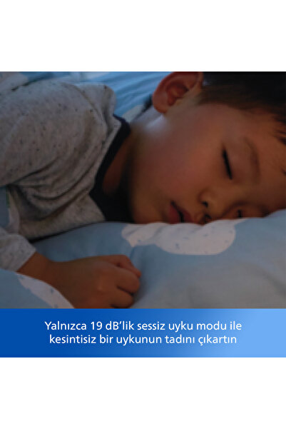 Philips 600 Serisi Hava Temizleyici, 44 m2’ye Kadar Etkili, 170 m3/sa Temiz Hava Hızı, AC0651/10