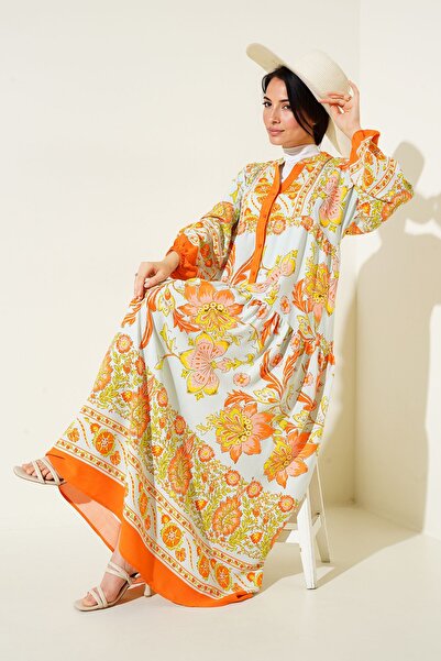 Hiccup BDART Printed V-Neck Maxi Dress