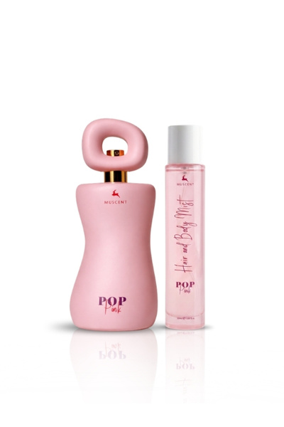 MUSCENT Pop Pink Parfüm ve Hair & Body Mist Seti