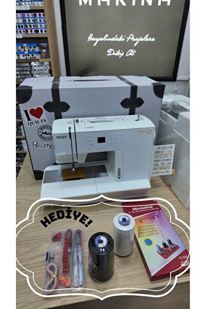 Pfaff PASSPORT 3.0 (DİKİŞ SETİ, SİYAH BEYAZ 5000 METRE İPLİK VE İP STANDI HED...