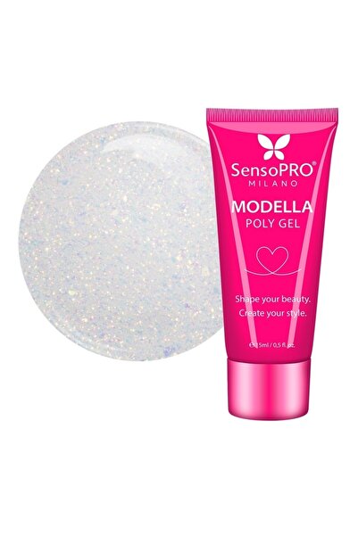 SensoPRO Milano Polygel MODELLA - Praf de zână, 15ml