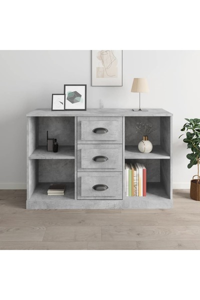 Concept Servantă, gri beton, 104,5x35,5x67,5 cm, lemn prelucrat