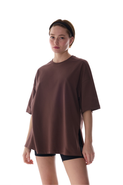 Penti Kahverengi Cotton Oversize Tişört