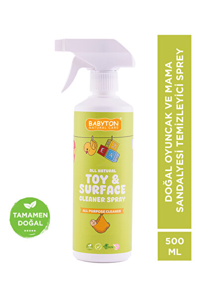 BABYTON Doğal Oyuncak Ve Mama Sandalyesi Temizleyici Sprey 500 ml