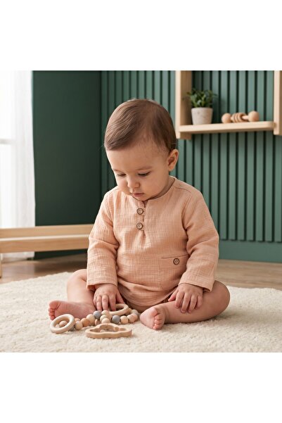 Tiffany Baby Kıds Tiffany Baby Muslin Theme Long Sleeve T-Shirt 26121