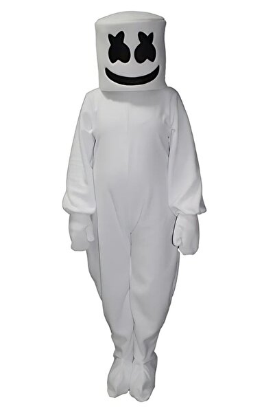 Kostüm Sarayı Unisex Λευκή Στολή Dj Marshmello