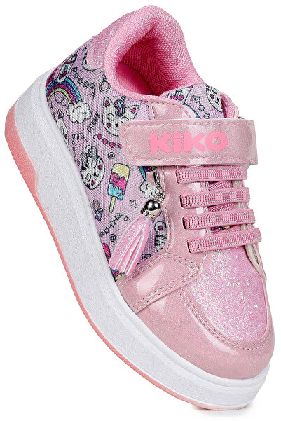 Kiko Kids Maria Velcro Glitter Girls' Sneakers