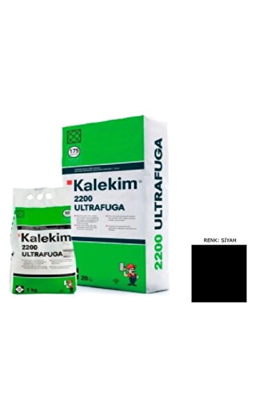 Kalekim Siyah Renk Derz 2200 ULTRA FUGA Silikon Katkılı, Yüksek Performanslı ...