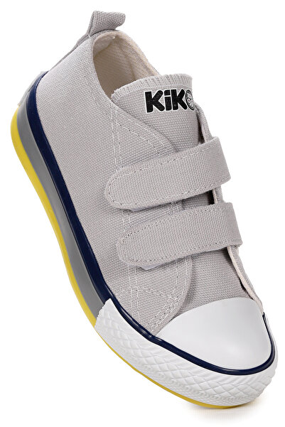 Kiko Kids Linen Cırtlı Erkek Bebek Keten Spor Ayakkabı