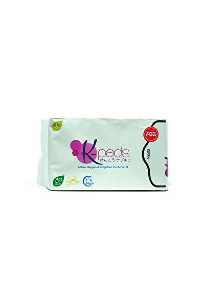 JC Premiere K-Pads Panty Liner, Active Oxygen & Negative Ion & Far-IR, 30pcs