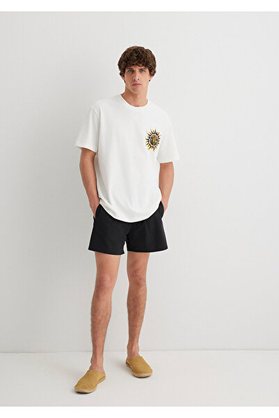 Mavi Schwarze kurze Badeshorts 0911904-900