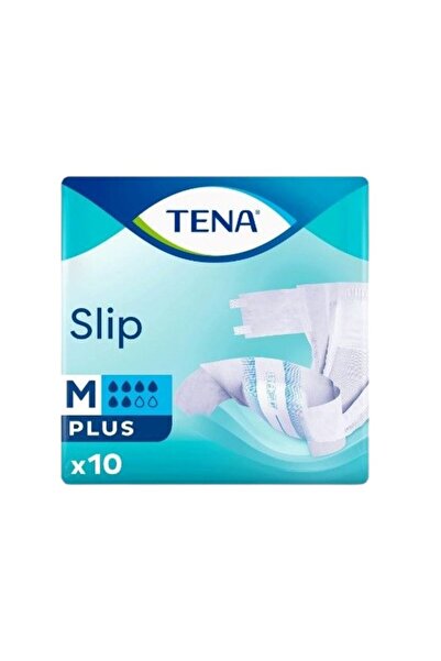 TENA Scutece pentru incontinență pentru adulți, Slip Plus, mărimea M, 10 bucăți