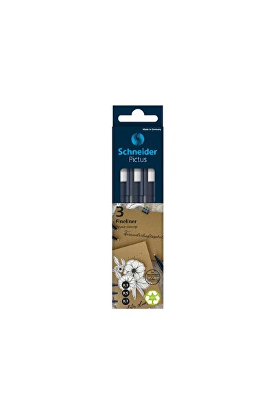 SCHNEIDER Fineliner Pictus 3 τεμάχια/συσκευασία