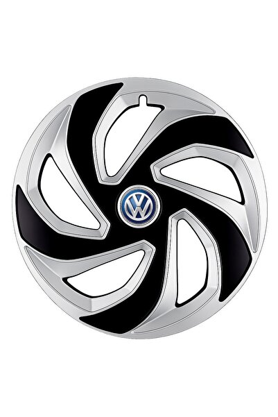 Autohelix MSA Set de 4 capace de jantă Rex Gri-Negru R16 pentru gama auto VW