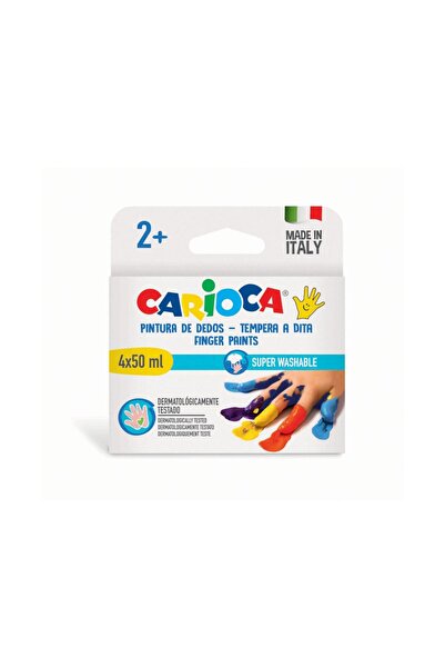 carioca Acuarele cu degete 4x50 ml