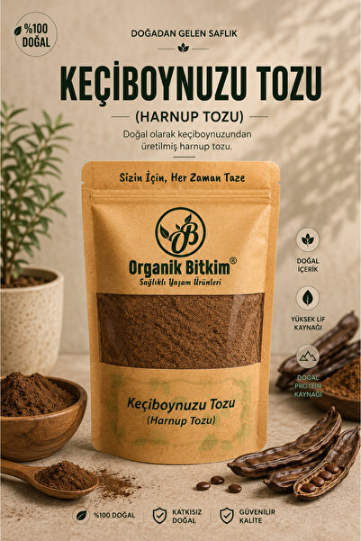OB Organik Bitkim Keçiboynuzu Tozu (HARNUP TOZU) 150 gr