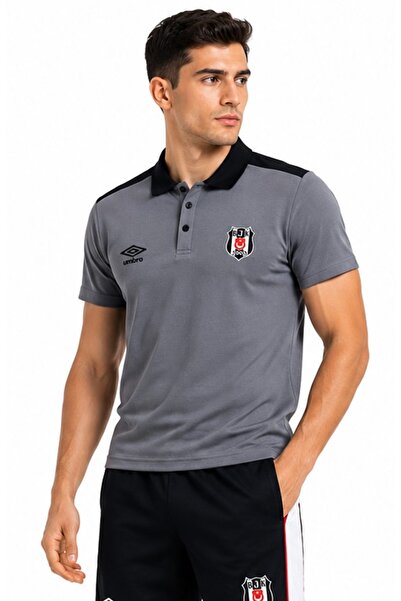 Beşiktaş S.K. Bjk Umbro 25/26 Takım Antrenman Pamuklu Polo Yaka Tişört Formas...