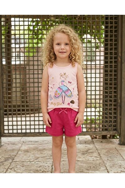 ICEFIELDS Girl's Sleeveless Shorts Set